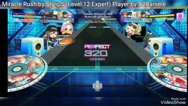 [D4DJ Groovy Mix EN] Miracle Rush by StylipS (Level 12 Expert) смотреть онлайн