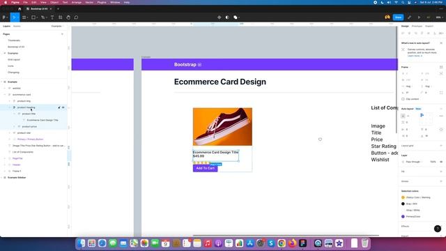 Figma Tutorial for E-Commerce Product Cards Using AutoLayout смотреть онлайн