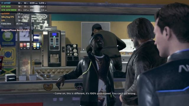 Detroit Become Human GTX 1650 Gameplay on Windows 11 1080P 900p I7 10700F смотреть онлайн