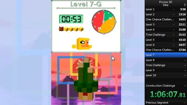 Picross 3D: Easy in 2:12:06 смотреть онлайн