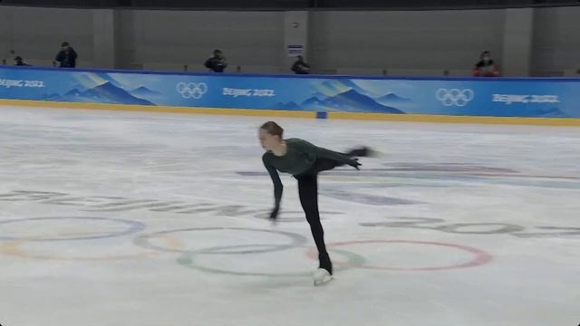 Камила Валиева | тренировка 13.02.2022 Олимпийские игры смотреть онлайн