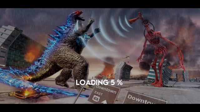 Monster Smash City - Godzilla vs Siren Head - Gameplay walkthrough part 4(Android) смотреть онлайн