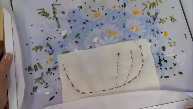 МК. Вышиваем корзину на принте. Часть 6. Секционное трапунто + бонус! смотреть онлайн