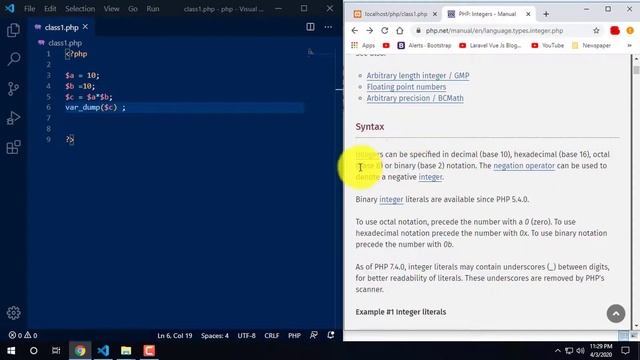 PHP Bangla Tutorial (Integers, floating point, Boolean) | PHP and MySQL full Course Part-6 смотреть онлайн