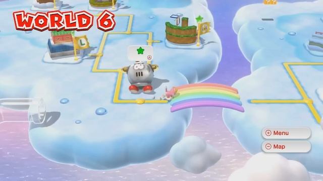 Super Mario 3D World - World 6 (100% Green Stars and Stamps) смотреть онлайн