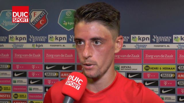 Adrián Dalmau na afloop van FC Utrecht - VVV-Venlo смотреть онлайн
