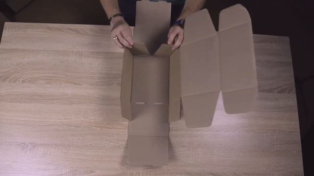 Как сложить картонную коробку. Сборка крафтовой коробки из гофрокартона для упаковки подарка. смотреть онлайн
