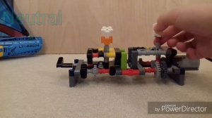 4-х ступенчатая коробка передач из лего V.2.0 | Lego 4-speed gearbox