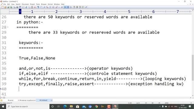 How to use Reserved Word in Python || Python me Reserved Word kaise use karte hain|| in Hindi|| 202 смотреть онлайн