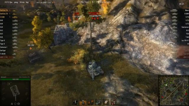 WOT: Karelia - Bat Chatillon 25 t - 5 frags - смотреть онлайн