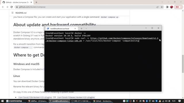 5、docker-compose 安装 смотреть онлайн