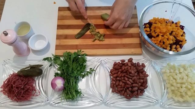 Dadlı Vineqred Salatı - Vineqred Salatının Resepti Və Hazırlanması