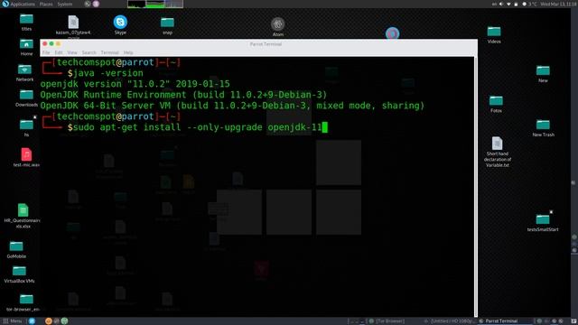 How to Update Java on Parrot Security Linux смотреть онлайн