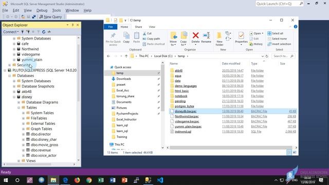 สอน Azure SQL Database: การ import/export ไฟล์แบบ BACPAC เพื่อใช้กับ Azure SQL Database смотреть онлайн