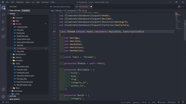 Create a forum with Laravel 8 | Subscribe: Create Trait and Routes | Part 69 смотреть онлайн