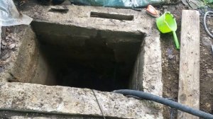 Чистим старый колодец при помощи дренажного насоса ВИХРЬ ДН-750