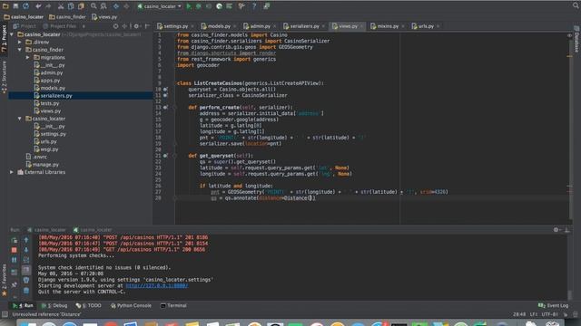 PostGIS and Django REST Framework Part 3 Query Distance function смотреть онлайн