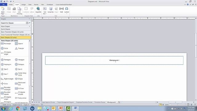 Using Background Pages in Visio смотреть онлайн