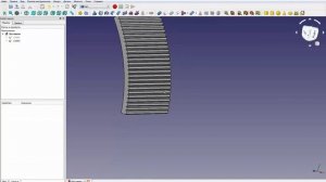Freecad Насечка на криволинейную поверхность