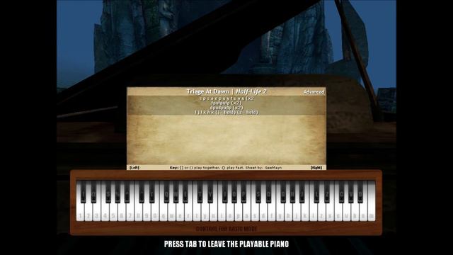 Garry's Mod Piano playing : Triage at Dawn *Horrible* смотреть онлайн