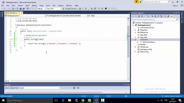 3- ilk Web Api Projemiz смотреть онлайн