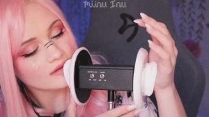 ASMR Ear Schlurping w_ Gentle Taps and Ear Massage (NO TALKING)