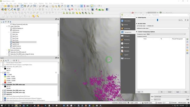 GIS 300 Hillshade, DEM/Hillshade Combo, Slope and Aspect Models in QGIS 3.16 смотреть онлайн