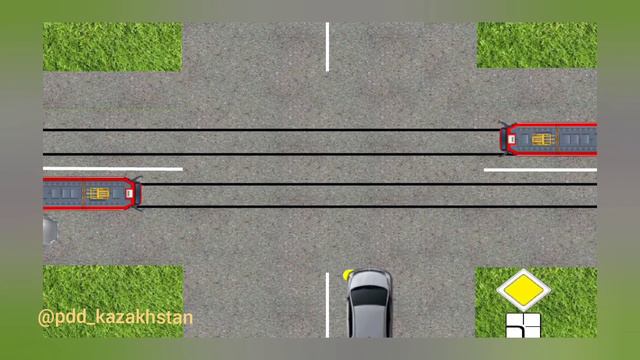 Жол ережесі. Қиылыстан өту. Басты жол. смотреть онлайн