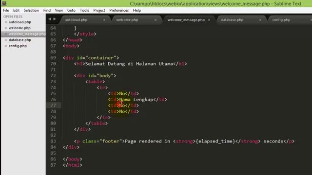 Cara Menampilkan Data dari Database dengan Codeigniter смотреть онлайн