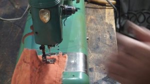 Швейная машина ТУЛА-1 .Тестовое шитьё.