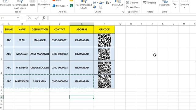 QR CODE | QR CODE GENERATOR IN EXCEL | QR CODE IN EXCEL смотреть онлайн