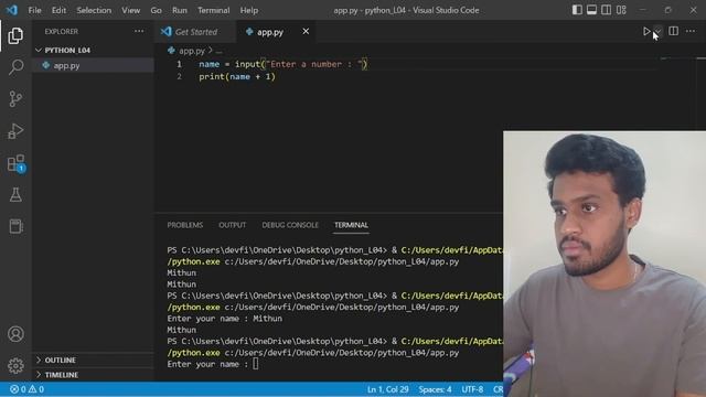 #04 Python Input & Output смотреть онлайн