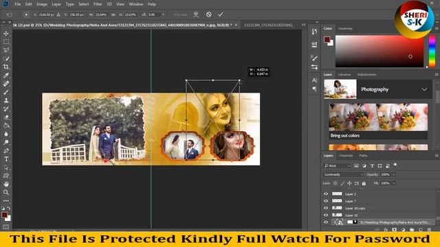 Wedding Album Designs Free Download In PSD Files |Urdu Hindi| |Photoshop Tutorial| смотреть онлайн