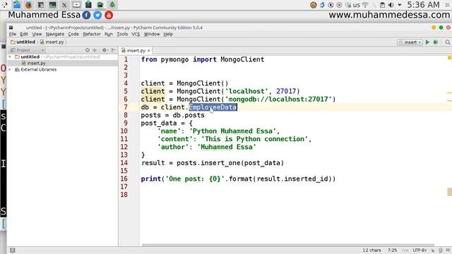 14 MongoDB with Python смотреть онлайн
