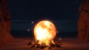 Релакс, музыка для сна, костер, звуки реки