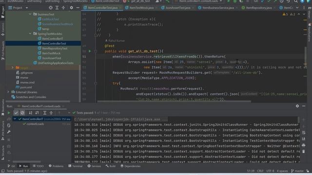 Junit -Rest API Mock-Spring boot Java смотреть онлайн