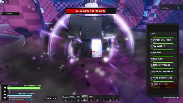 Gojo Style with Limitless | AOPG Roblox смотреть онлайн