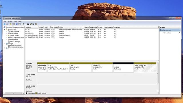 Windows 7 Shrink and Extend Partition смотреть онлайн