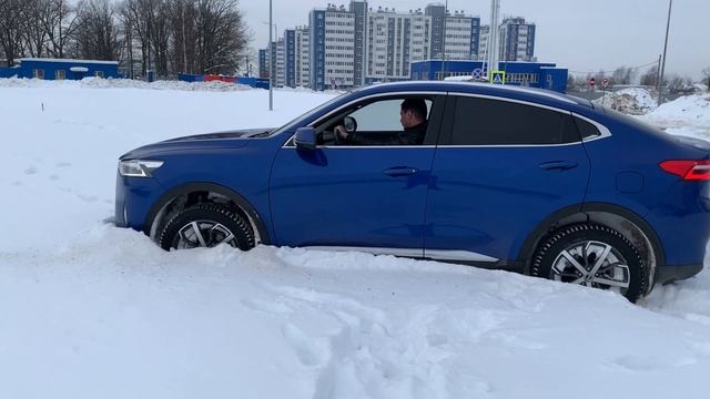 Haval F7x в снегу - отлично | Хавал ф7х отзыв владельца | дорога по снегу. смотреть онлайн