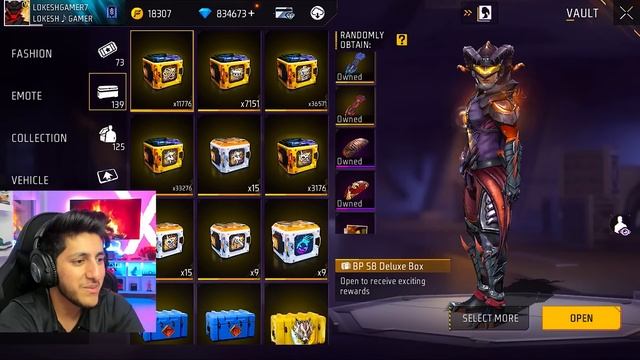 INDIA'S NO.1 RICHEST PLAYER? MOST EXPENSIVE FREE FIRE ID WITH V BAGE AND 8 LAKH DIAMONDS- FREE FIRE смотреть онлайн