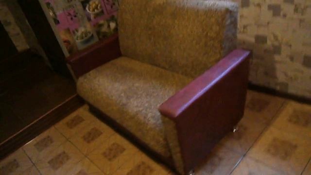 Диванчик из двух старых кресел,что получилось. смотреть онлайн