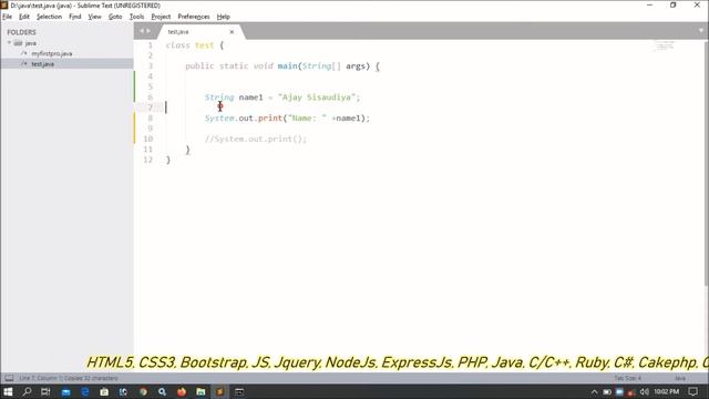 Java programs Part-04 | Strings | How To Print String | Data Type смотреть онлайн