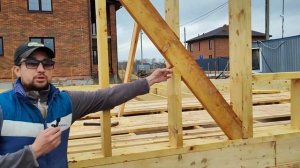 Строительство Барнхауса. Рассказ о каркасе дома и технологиях строительства.