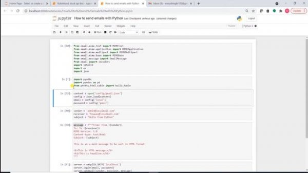 Send Emails using Python | HTML Formatting | HTML Tables | Emails with Attachments | HTML Templates