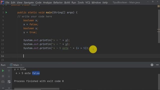 Tutorial Java | Tipul Boolean смотреть онлайн