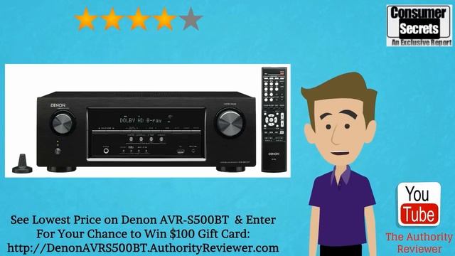 [Review & SALE] Denon AVR-S500BT 5.2-Channel Network A/V Receiver смотреть онлайн