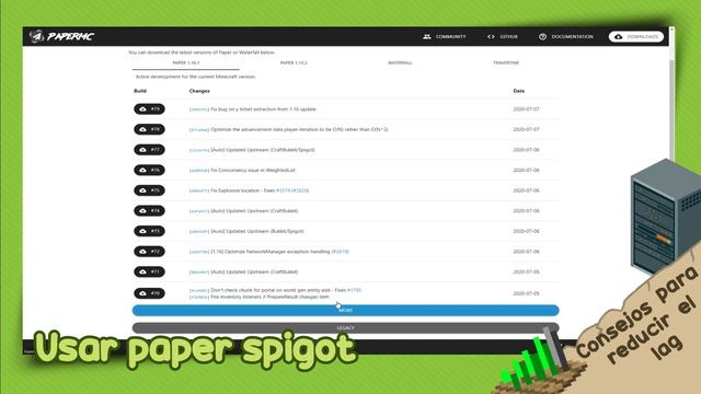 ? Lag!! ? Evita el lag en tu servidor de minecraft смотреть онлайн