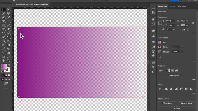 How to Make a Transparent Gradient in Illustrator смотреть онлайн
