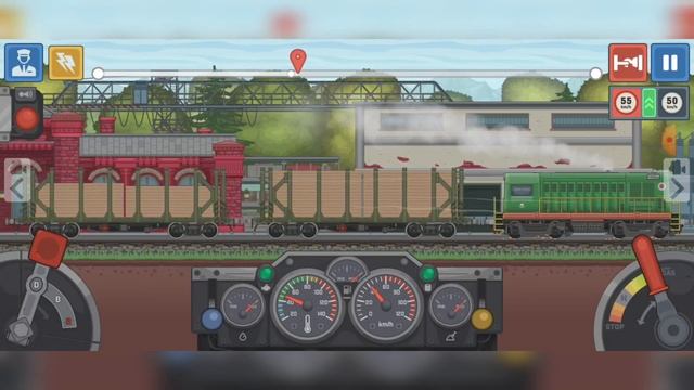 Goods Train Engine Broke Down And Is Towed By Docker For Repair. смотреть онлайн