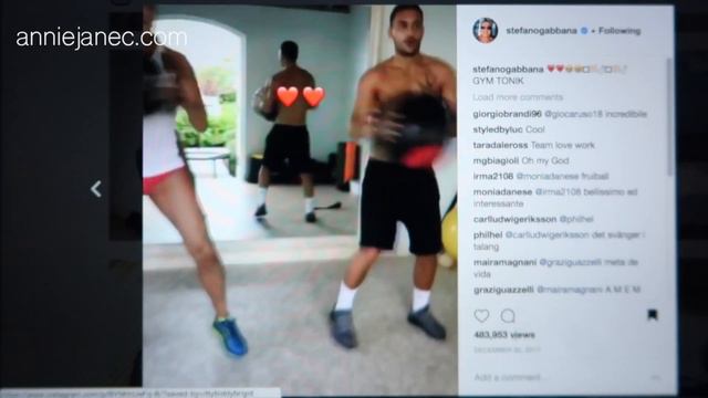 STEFANO GABBANA'S GYM TONIK PUG WORKOUT
